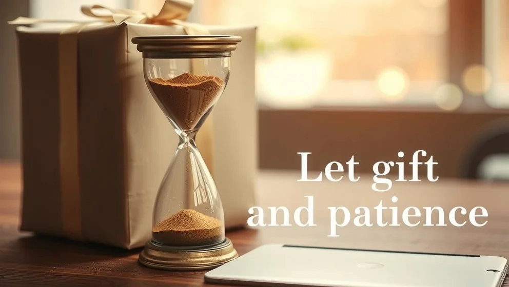 Den som väntar på något gott engelska