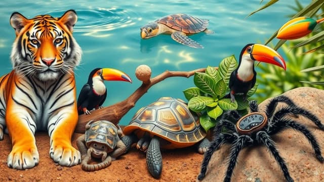 Vilka djur börjar på bokstaven t