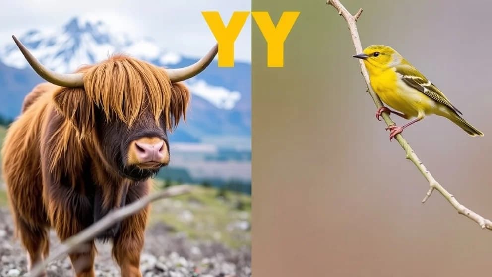 Vilka djur börjar på Y du borde känna till