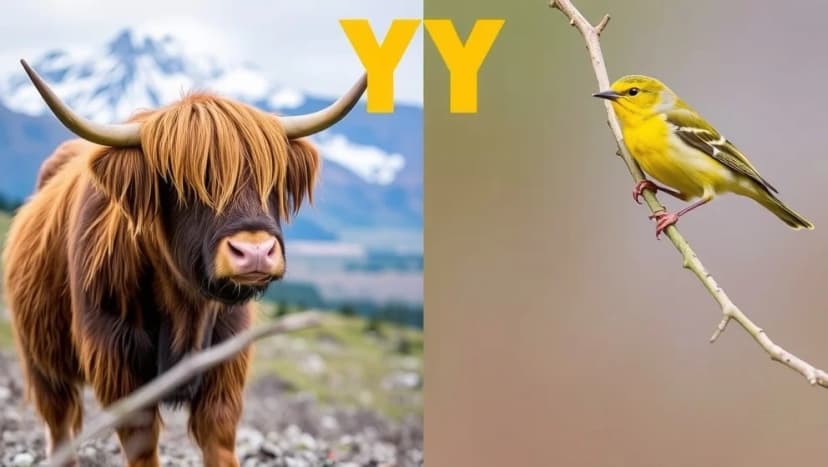 Vilka djur börjar på Y du borde känna till