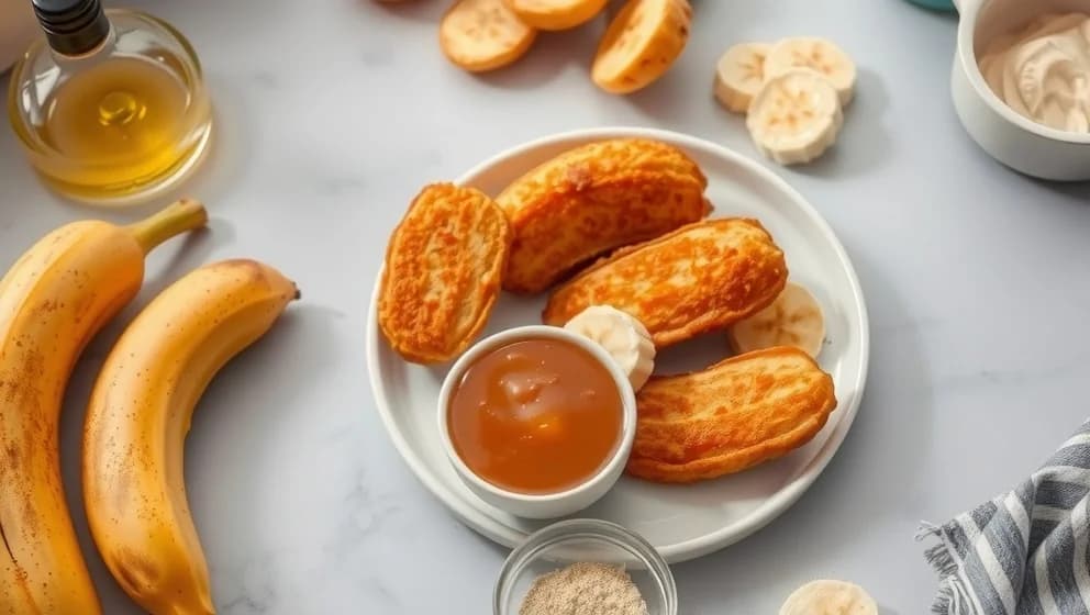 Friterad banan som på kinarestaurang hemma