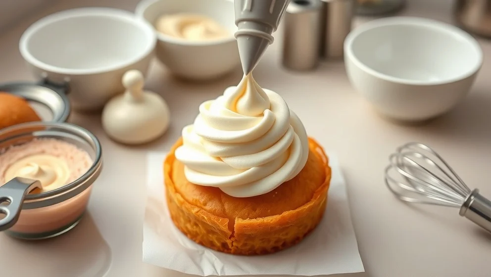 Grädde som på konditori hemma