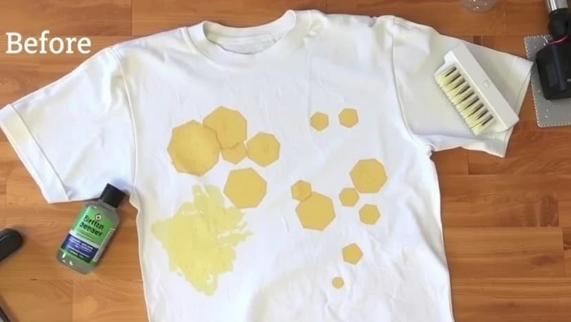 Hur får du bort gula fläckar på kläder