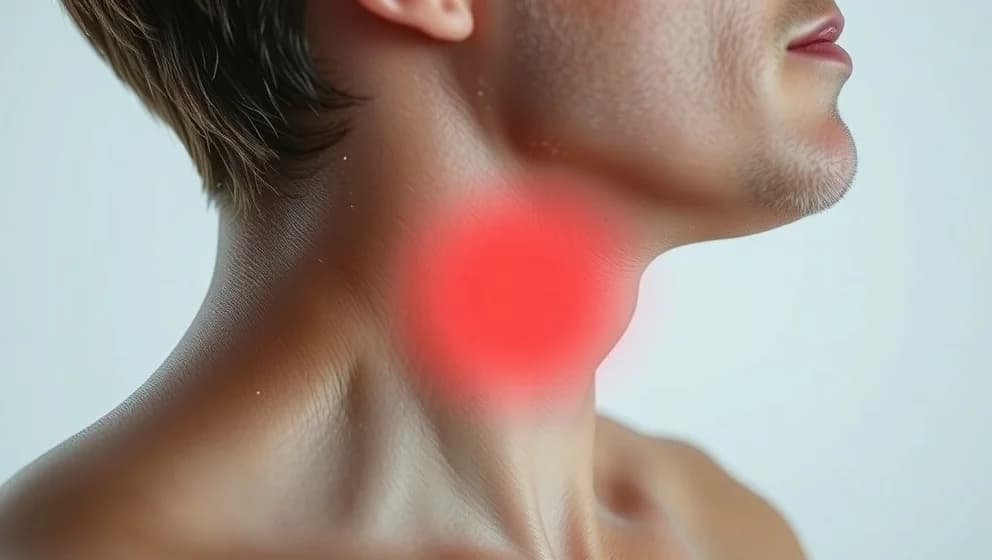 Varför får jag en knöl på halsen som gör ont