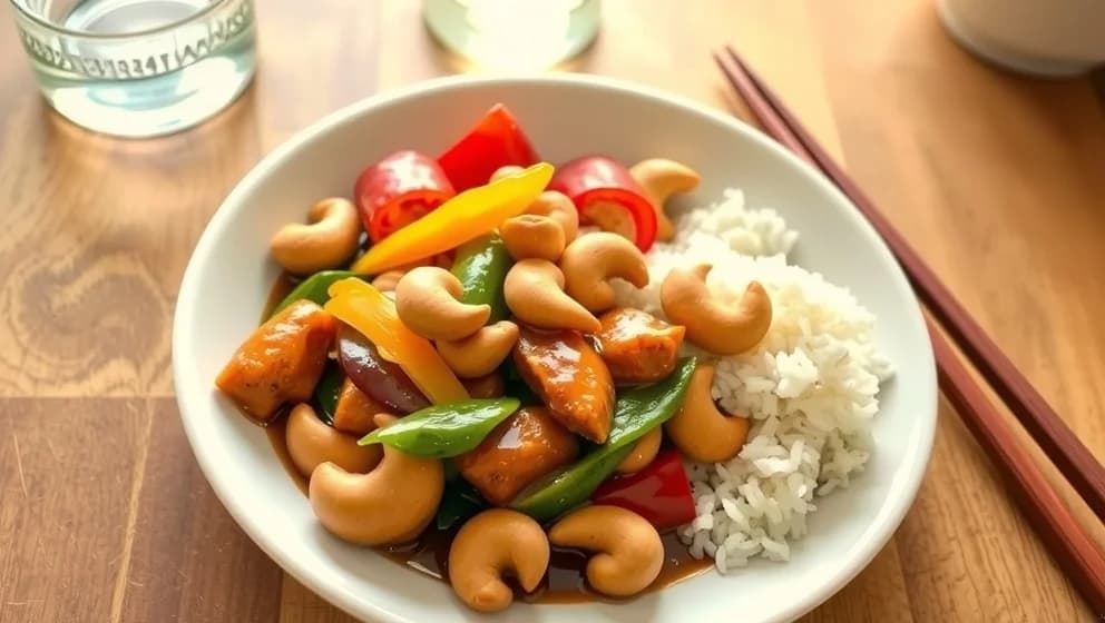 Kyckling cashew som på restaurang hemma