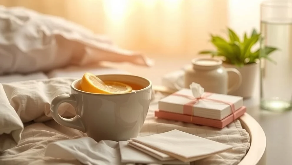 Ont i halsen på morgonen som går över