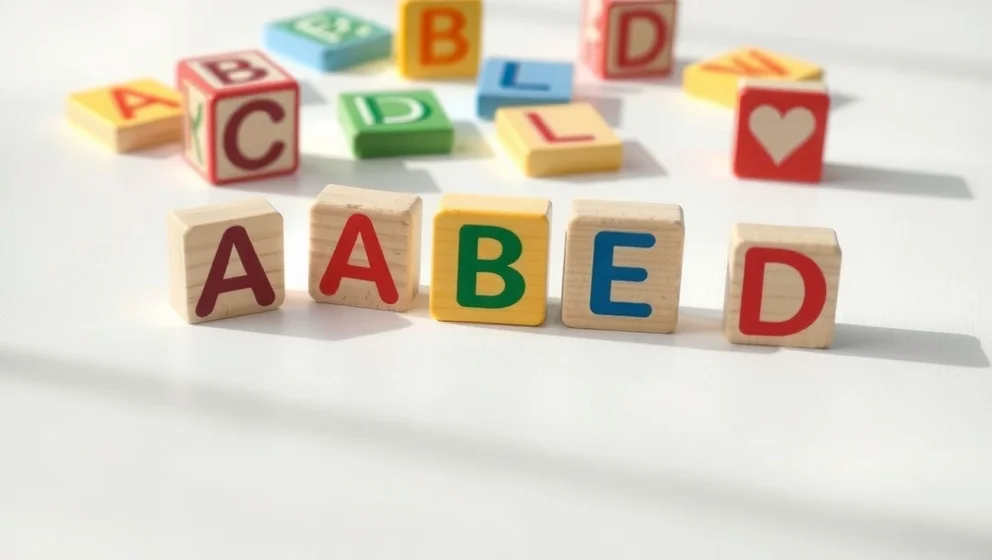 Ord som börjar på A, B och C