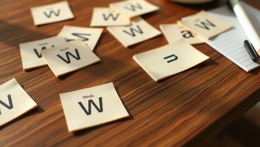 Ord som börjar på W