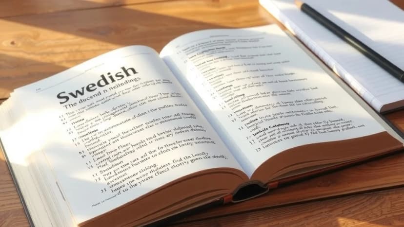 Vilka svenska ord slutar på c