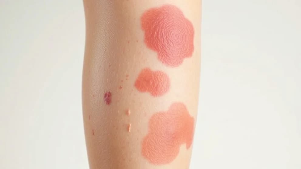 Röda prickar på kroppen som kliar