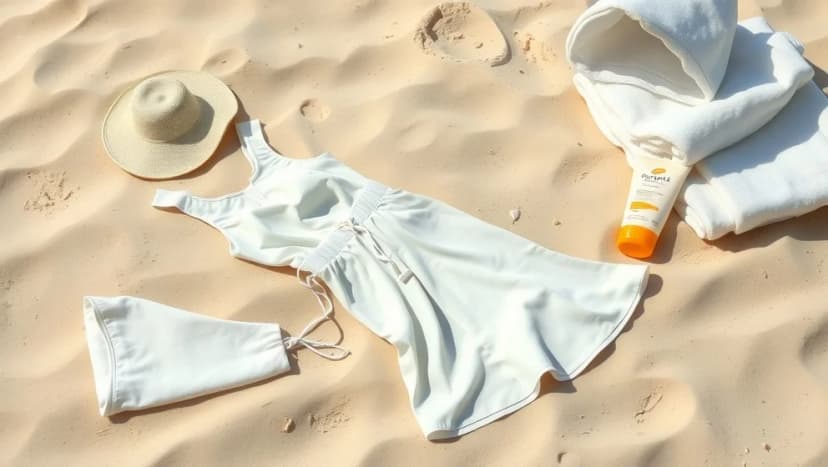 Solkräm som inte ger fläckar på kläder