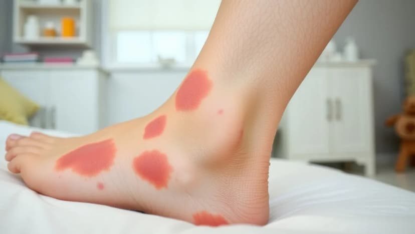 Varför får man utslag på benen som kliar