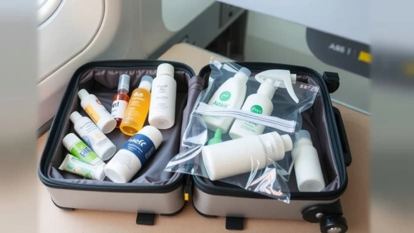 Vad räknas som vätska på flyget